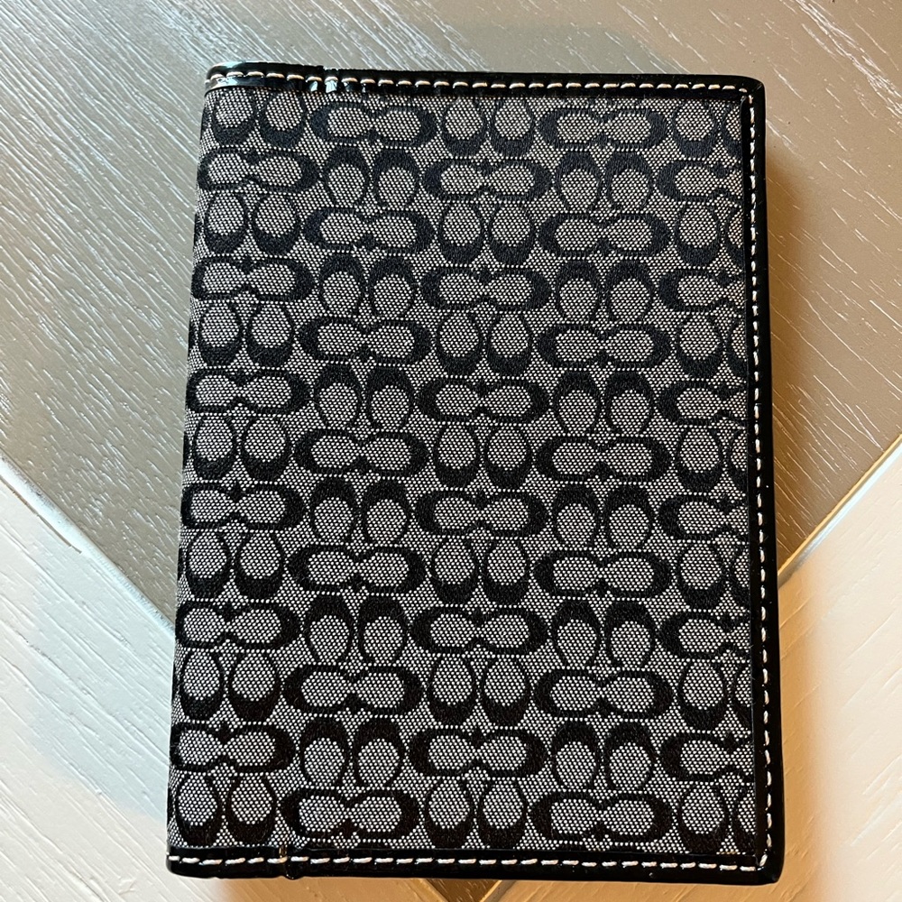 Coach Signature Passport Wallet